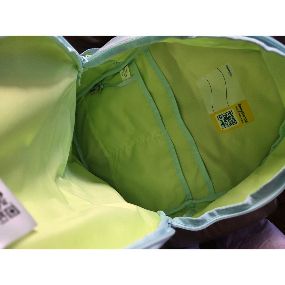 Ecotech Aqua Ripple Recyclable Adjustable Straps‎ Riley Backpack 17" - Picture 4 of 5